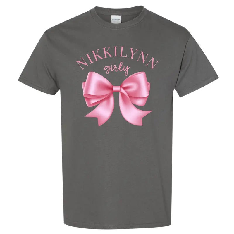 Nikkilynn Girly Coquette Gildan T-Shirt 'NLB' Hoodie, Sweatshirt | DripVista.com