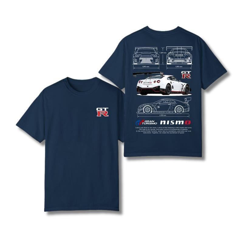 Nissan Gran Turismo G-T-R Nismo T-Shirt, Sweatshirt Gunpla brand Hoodie, Crewneck, Nissan G-T-R Car Unisex Hoodie, Sport...