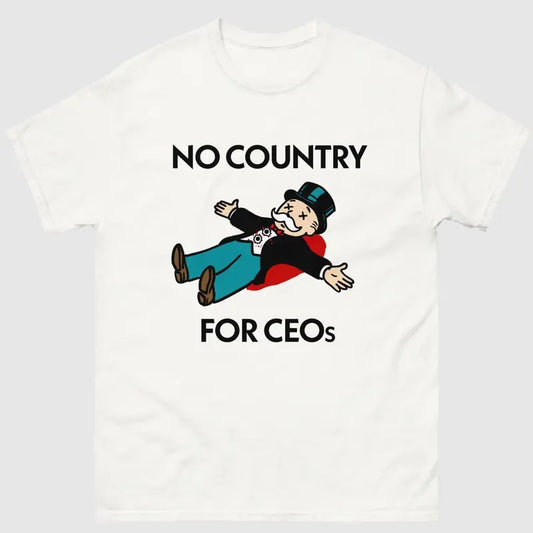 No Country For Ceos - Trendy Black And White Deny DDefend Dep00se Shirt,  Social Justice Activism Shirt, Encourage Quote Shirt