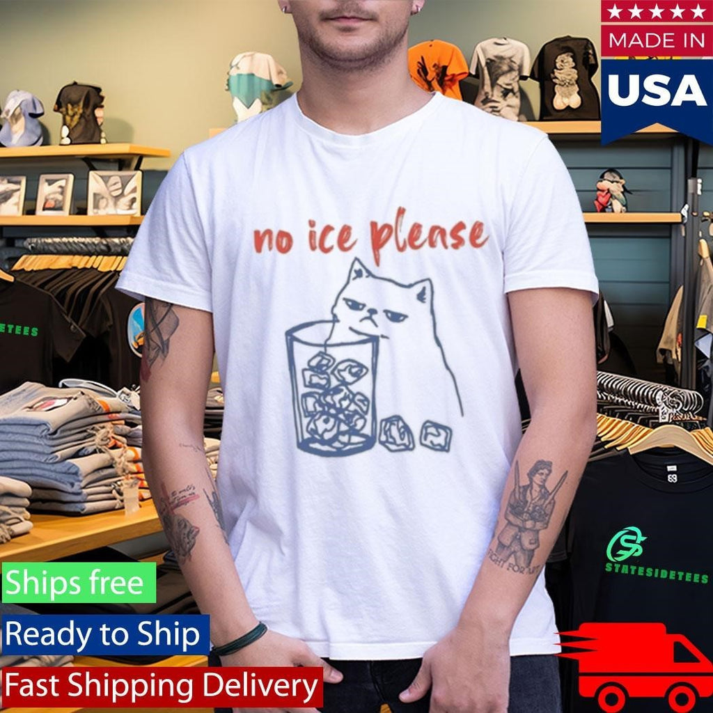 No Ice Please Cat Shirt Pro Immigration Tee Abolish Ice Shirt