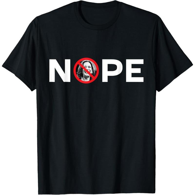 Nope 'No Kamala' Sign Anti Kamala Harris T-Shirt made in usa Hoodie, Sweatshirt | DripVista.com