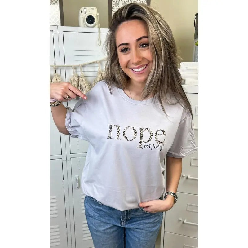 Nope Not Today Graphic T-Shirt Hoodie, Sweatshirt | DripVista.com