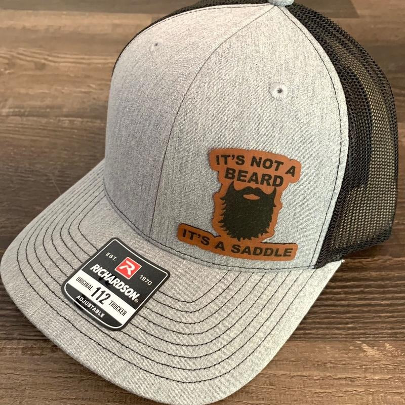 Not A Beard, A Saddle Hat - Richardson 112 T-Shirts, Hoodie, Sweatshirt | DripVista.com