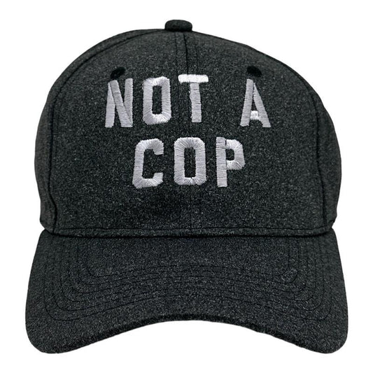 Not A Cop Hat Funny Sarcastic Police Snitch Joke Cap Funny Hats Funny Sarcastic  Novelty Caps for Men Black - Standard