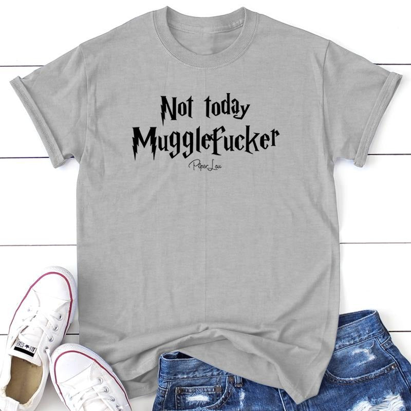 Not Today Muggle F Tee Classic Collar Hoodie, Sweatshirt | DripVista.com