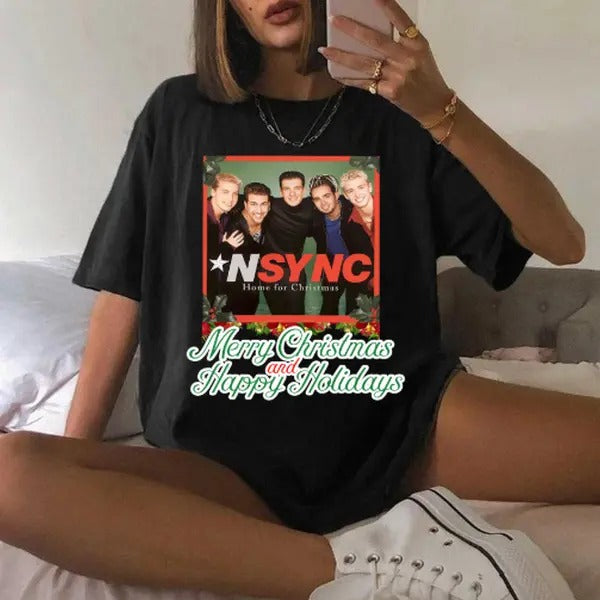 Nsync Christmas shirt, Funny Merry Christmas Holidays shirt Hoodie, Sweatshirt | DripVista.com