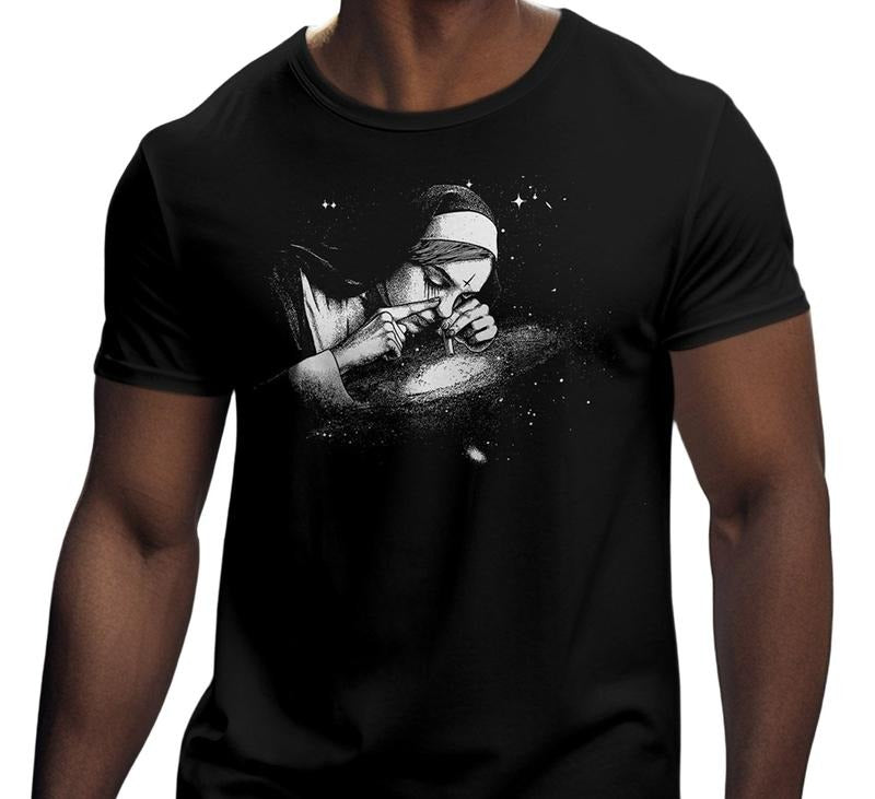 Nun Smoking Dark funny tshirts T-Shirt HipHop Graphic Streetwear Graphic Hoodie, Sweatshirt | DripVista.com
