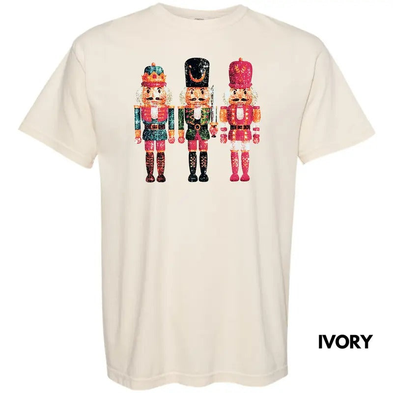 Nutcracker FAKE Sequins Comfort Colors T-Shirt Hoodie, Sweatshirt | DripVista.com