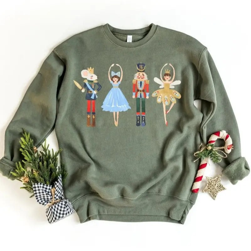 Nutcracker Sweatshirt, Christmas Shirt, Nutcracker Shirt, Christmas Shirt for Women, Christmas Sweater, Christmas gift...