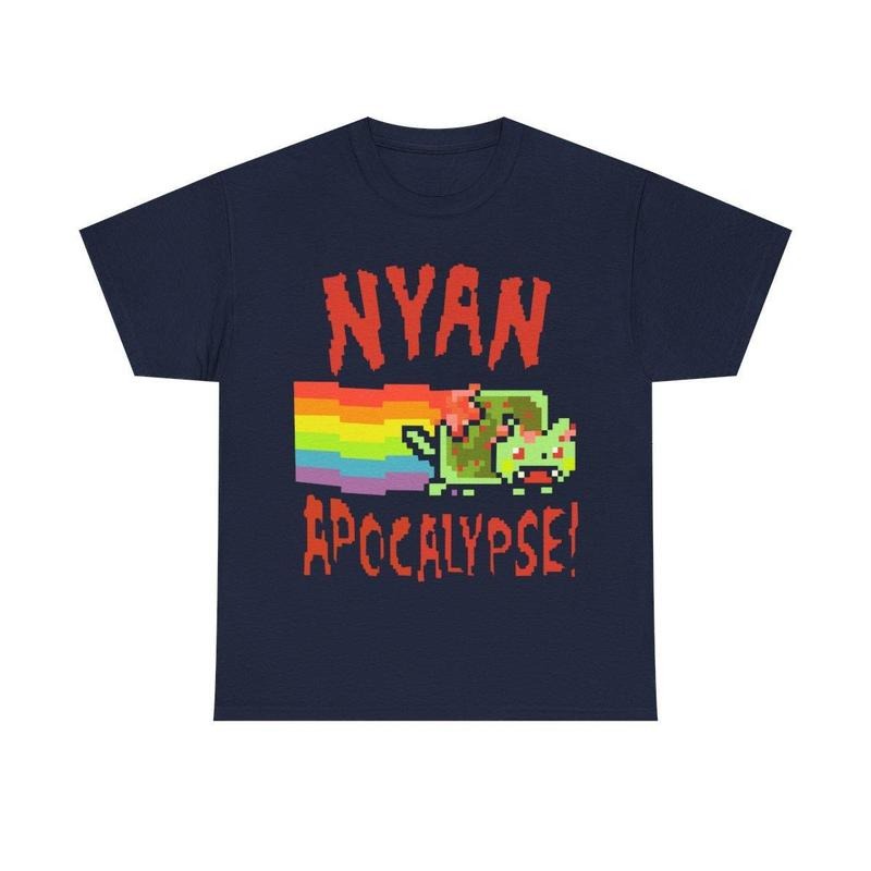Nyan Cat Apocalypse shirt, Casual, Unisex Shirt Hoodie, Sweatshirt | DripVista.com