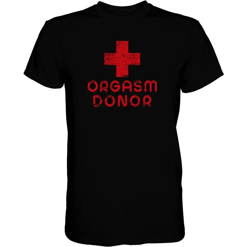 ORGASM DONOR RED CROSS MEN'S T-SHIRT Hoodie, Sweatshirt | DripVista.com