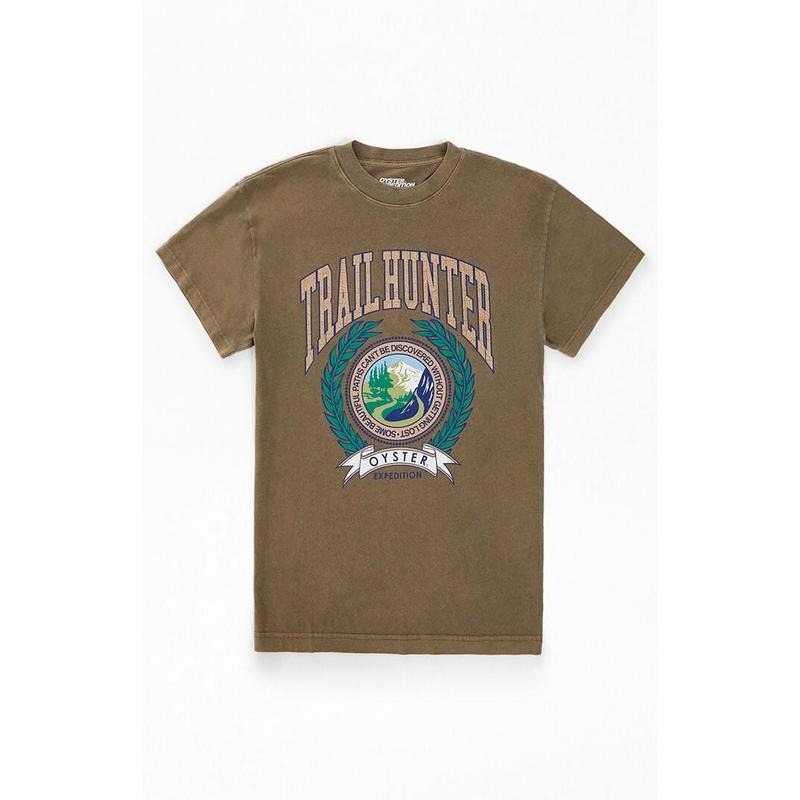 OYSTER EXPEDITION Men's Trail Hunter T-Shirt - Multicolor Hoodie, Sweatshirt | DripVista.com
