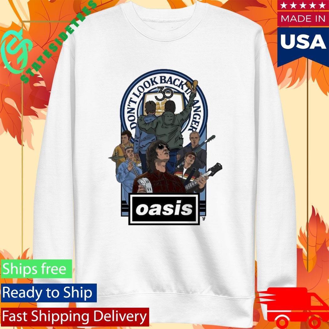 Oasis Don’t Look Back In Anger 30th Anniversary Shirt