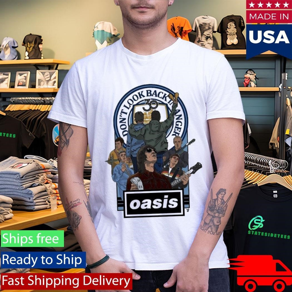 Oasis Don’t Look Back In Anger 30th Anniversary Shirt
