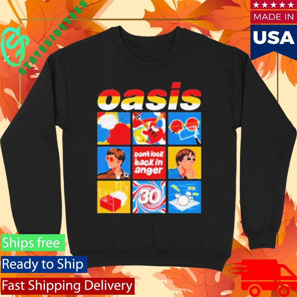 Oasis Don’t Look Back In Anger Celebrate 30 Years Of The Iconic Anthem Shirt