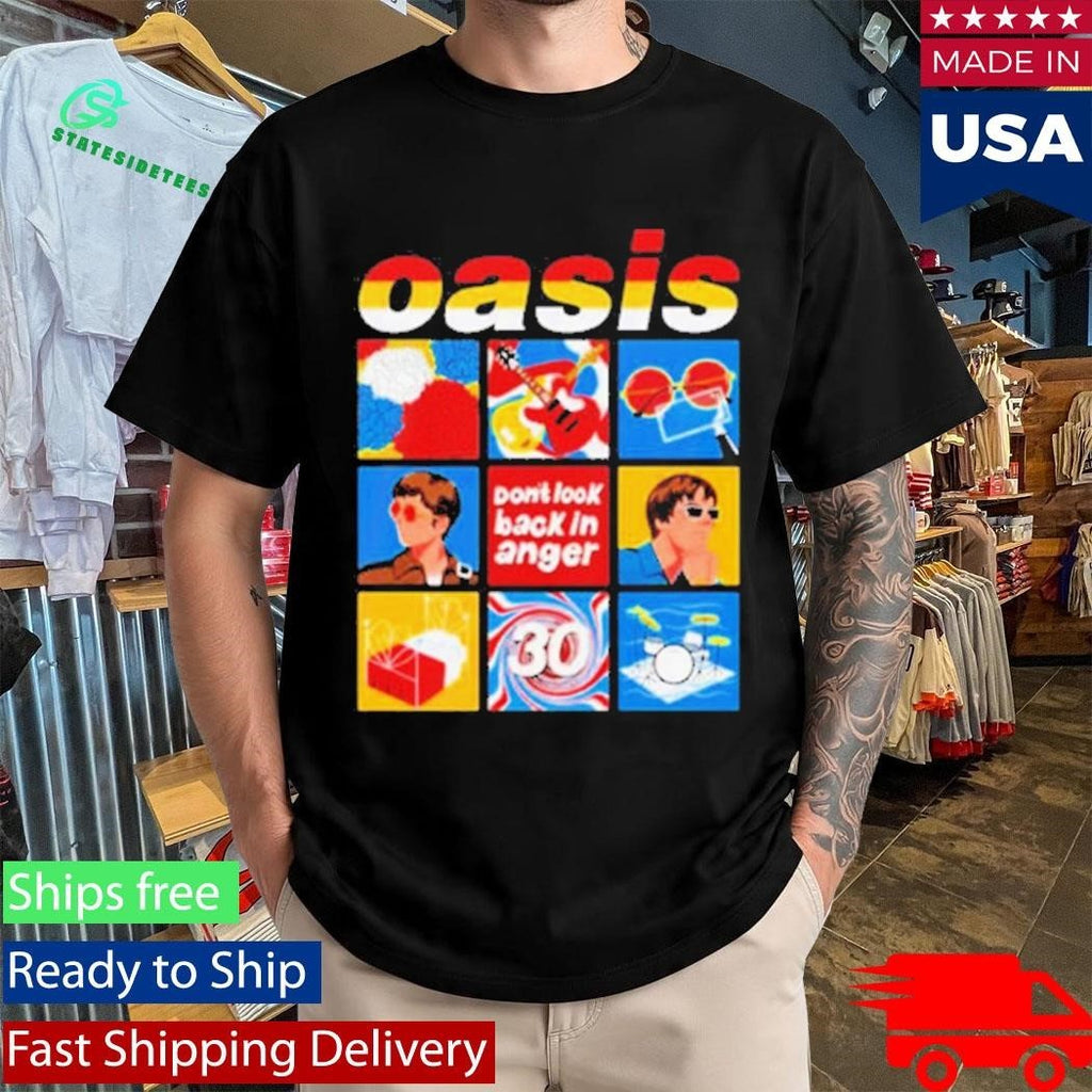 Oasis Don’t Look Back In Anger Celebrate 30 Years Of The Iconic Anthem Shirt