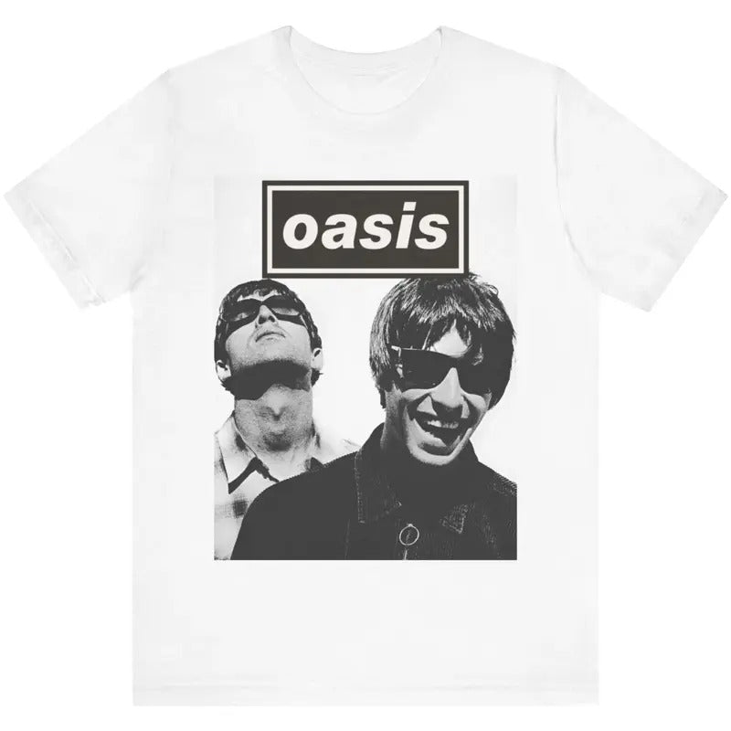 Oasis T-Shirt, Vintage Oasis Tee, Band Logo Shirt, Oasis Music shirt, Classic Rock Shirt, Oasis Fans merch