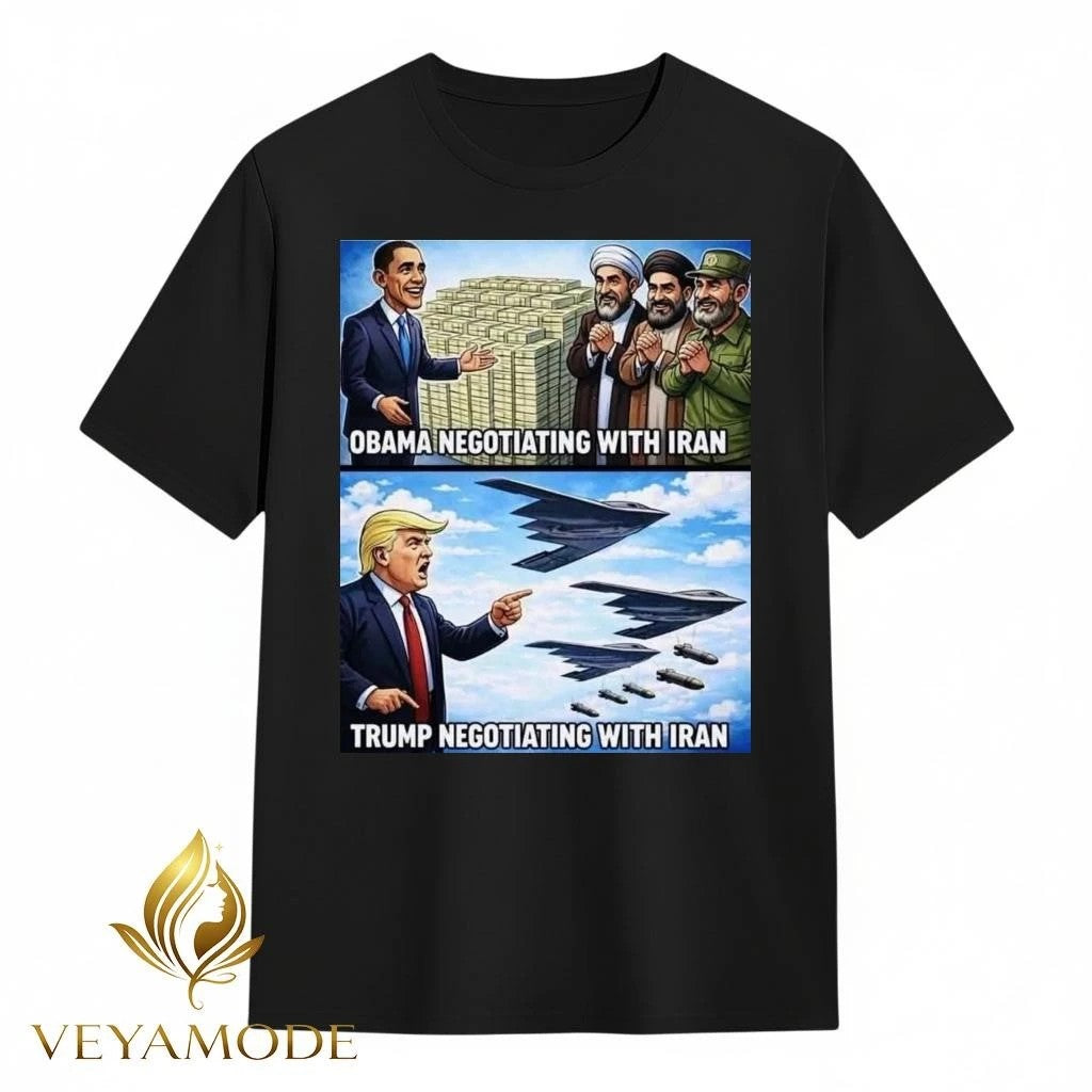 Obama negotiating with Iran Trump negotiating with Iran tee