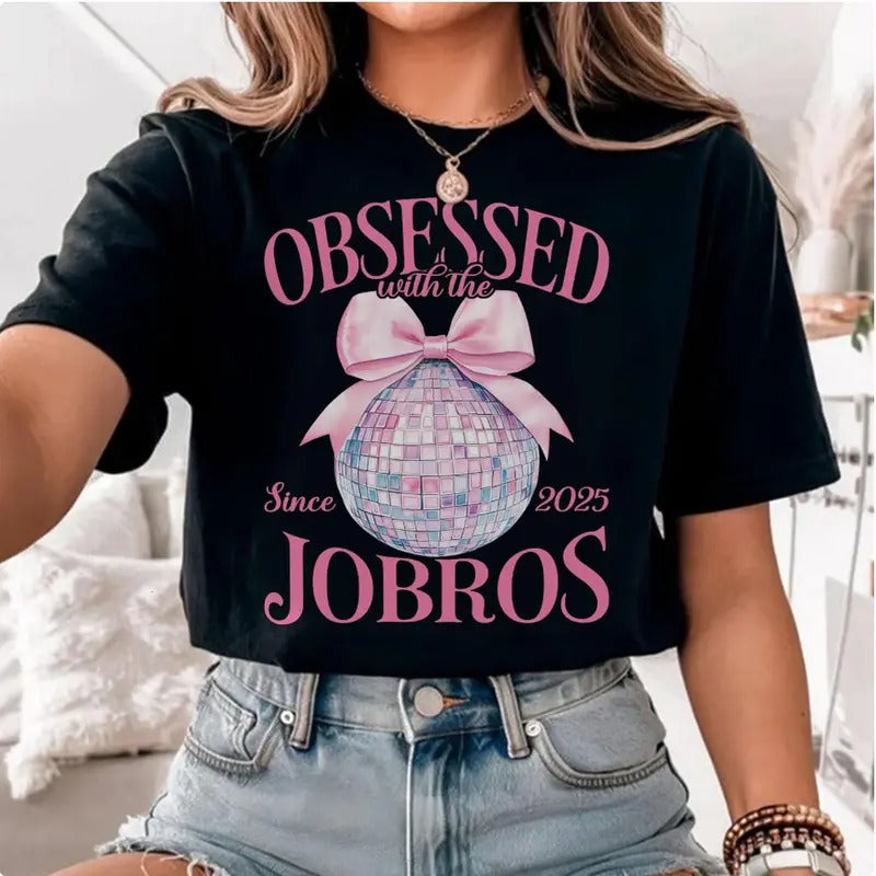 Obsessed With Jobros Coquette Fan T-Shirt Hoodie, Sweatshirt | DripVista.com