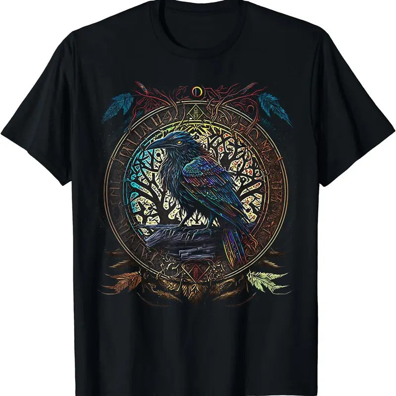 Odin's Raven Northman Valhalla Norse Mythology T-Shirt Hoodie, Sweatshirt | DripVista.com