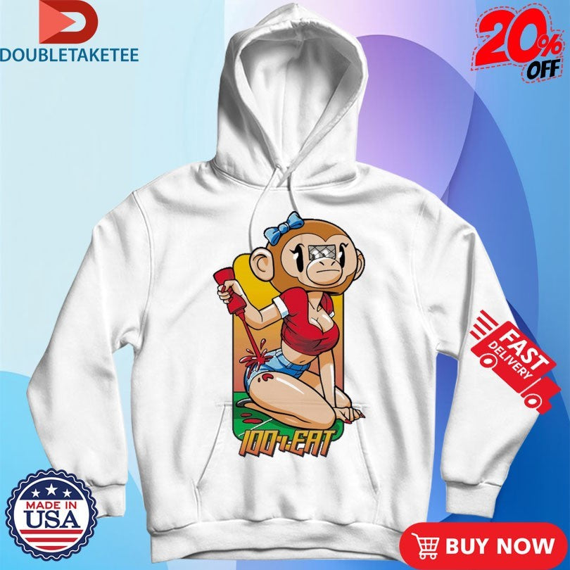 Official 100 Percent Eat Monkey Hookup Shirts