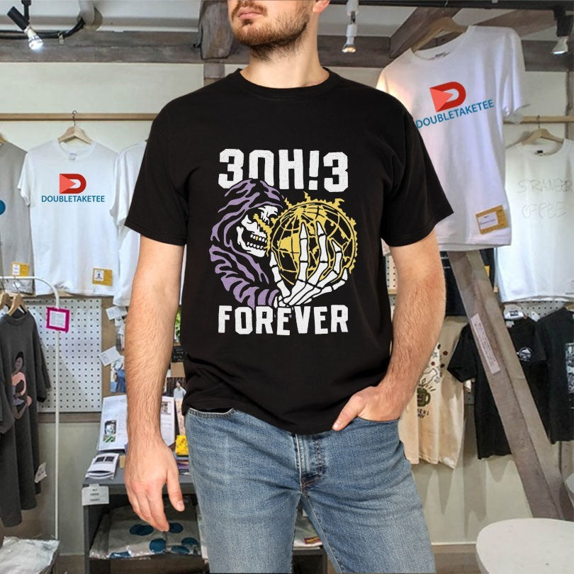 Official 3Oh!3 Forever Globe Shirts