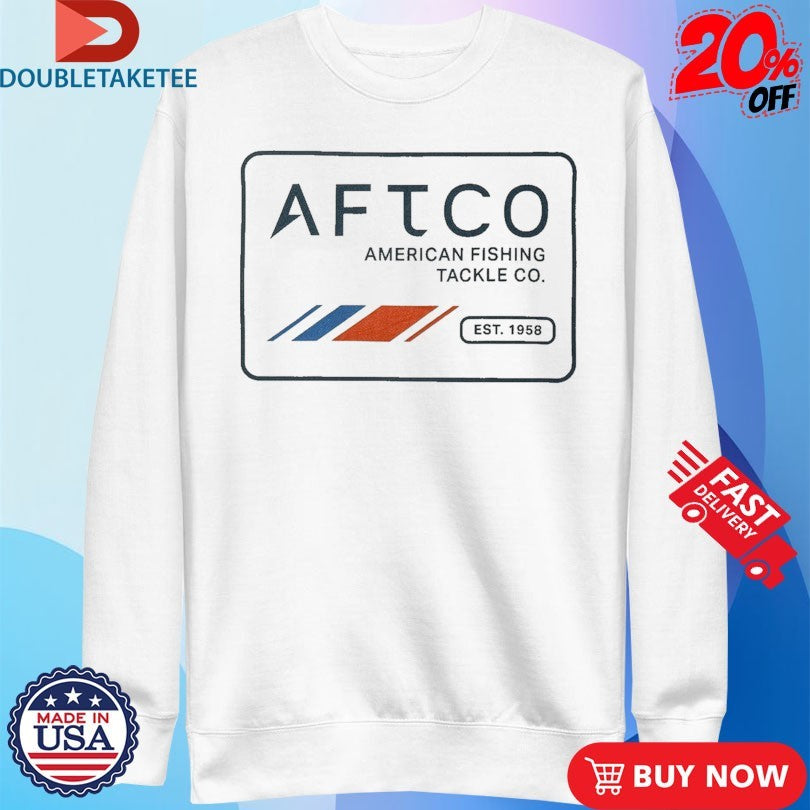 Official Aftco Outsider American Fishing Tackle Co Est 1958 Shirts