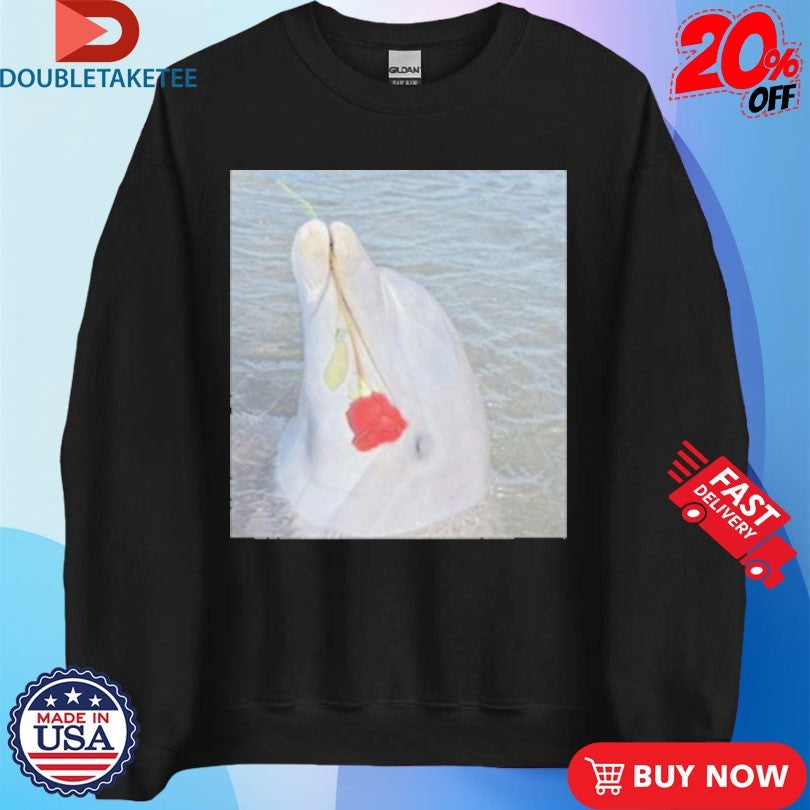 Official Aiden Arata Turn Into Dust Dolphin Rose T-Shirtss