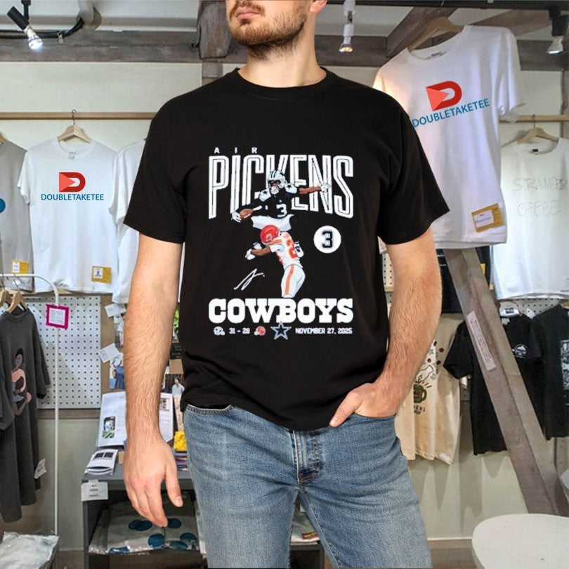 Official Air George Pickens Dallas Cowboys 31-28 Kansas City Chiefs November 27 2025 Shirts