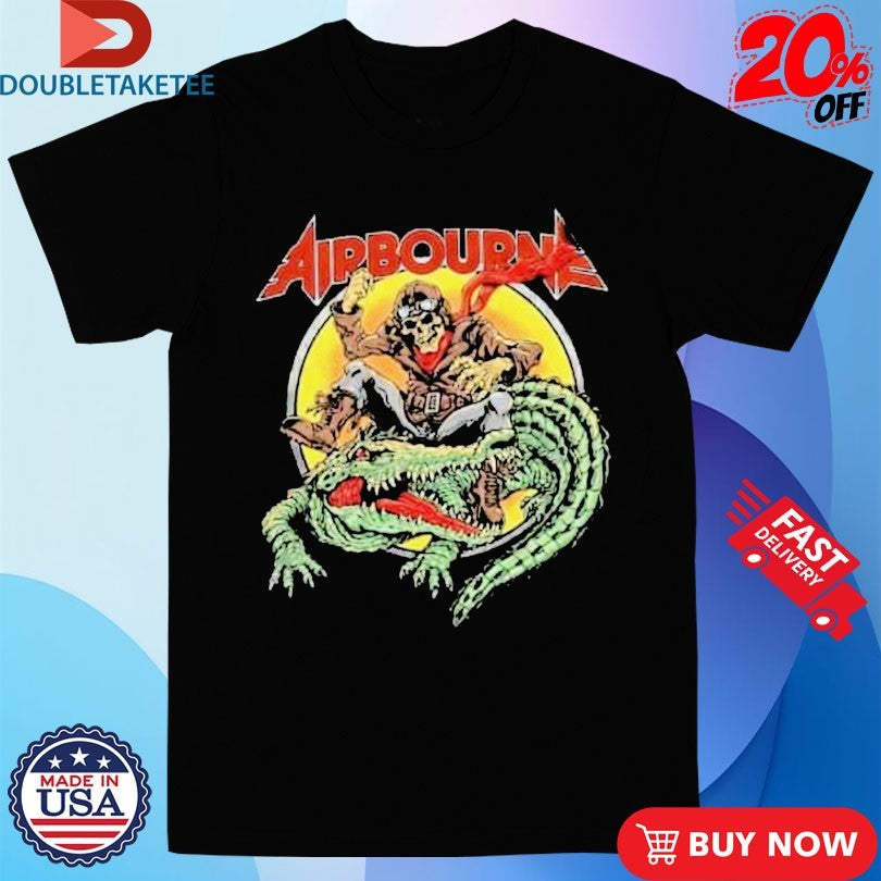 Official Airbourne Gutsy Europe Tour 2026 Heavy Metal Shirts