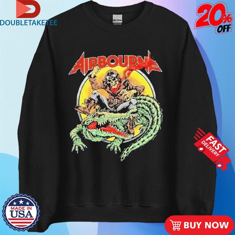 Official Airbourne Gutsy Europe Tour 2026 Heavy Metal Shirts