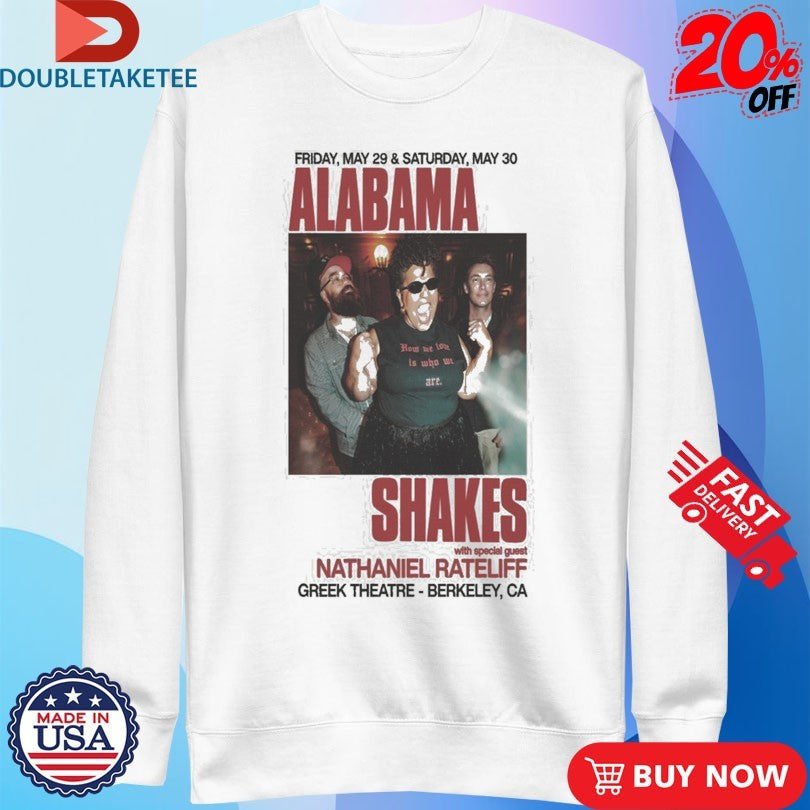Official Alabama Shakes May 29-30 2026 Berkeley, CA Shirts