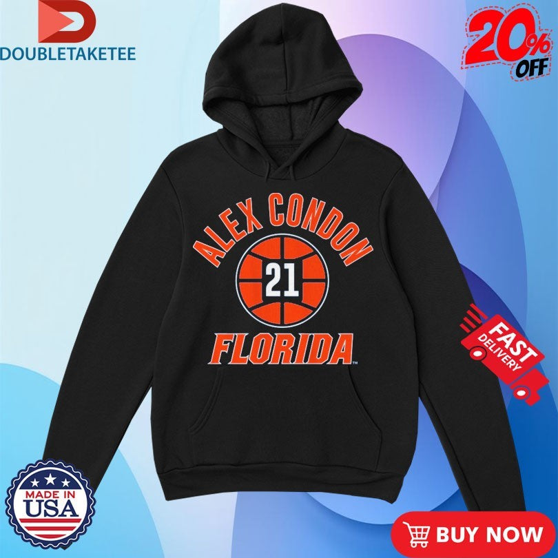 Official Alex Condon Name Number Ball 21 Florida Gators Shirts