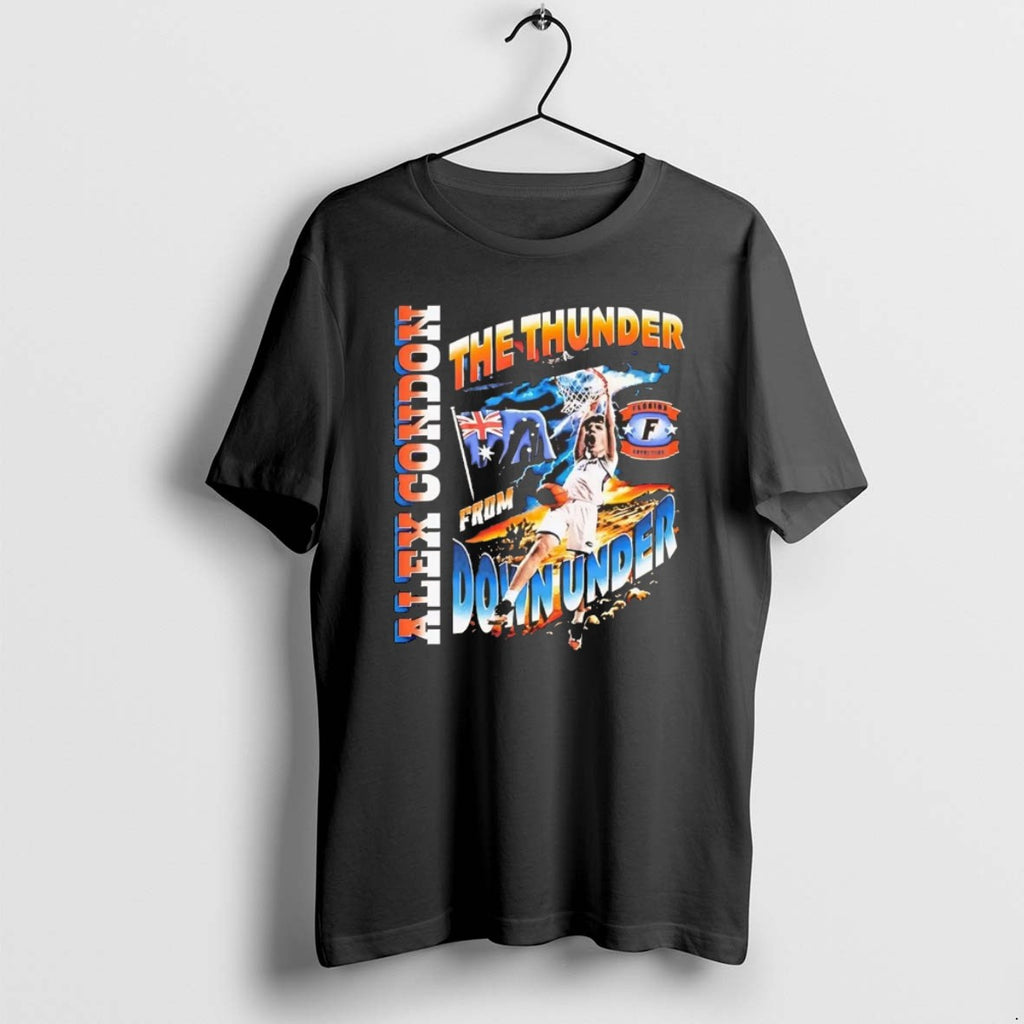 Official Alex Condon Thunder From Down Under Florida Gators Chriast T-Shirts, Hoodie, Sweatshirt | DripVista.com