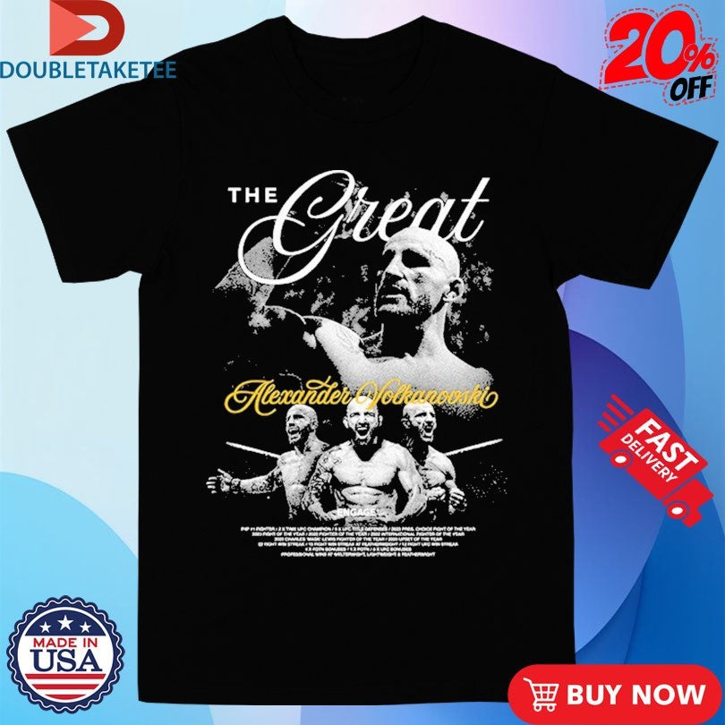 Official Alexander Volkanovski The Great Engage Shirts