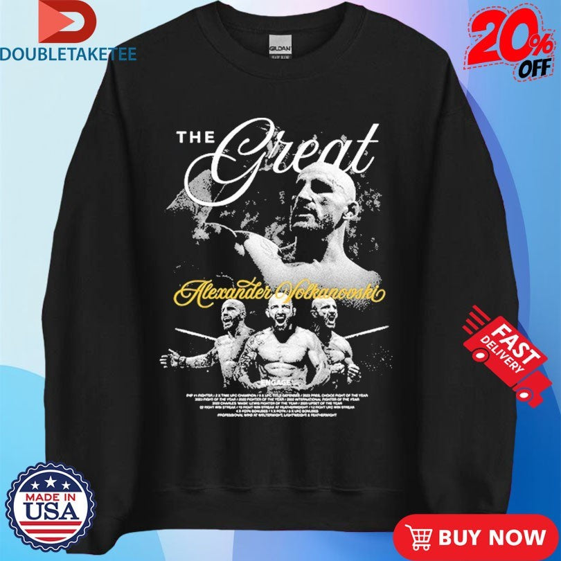 Official Alexander Volkanovski The Great Engage Shirts