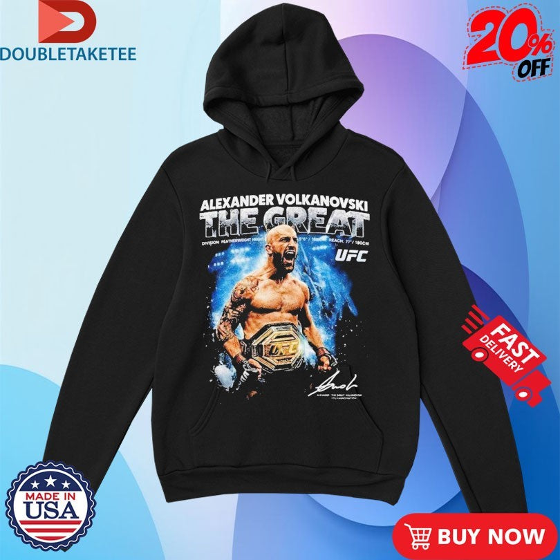 Official Alexander Volkanovski The Great UFC 325 World Featherweight Champion 2026 Shirts
