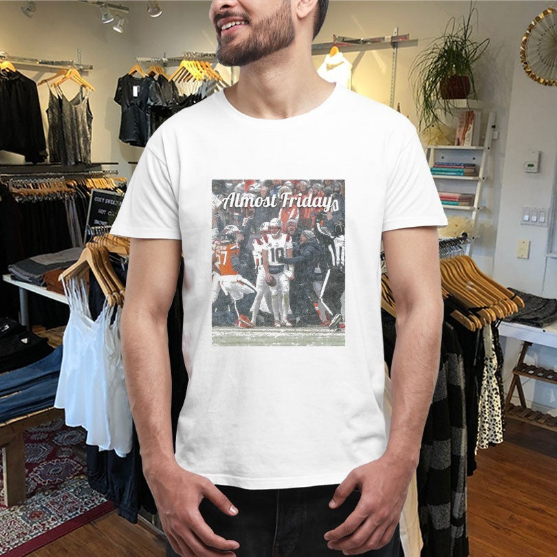 Official Almost Friday Drake Maye Snow Shirts