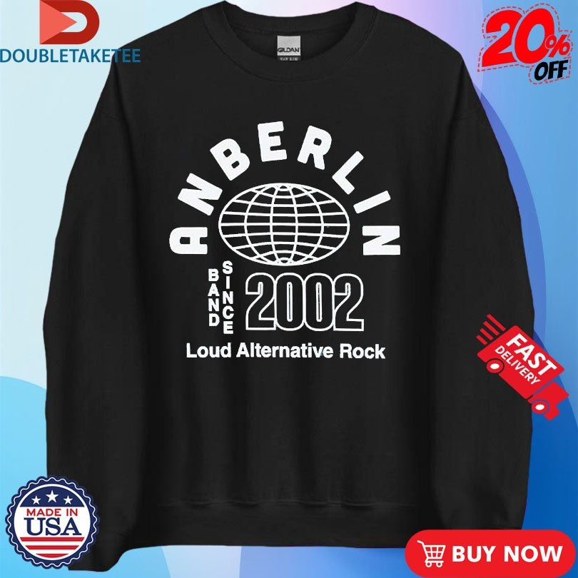Official Anberlin Loud Alternative Rock Since 2002 Shirts