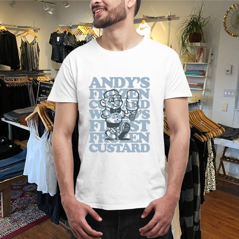 Official Andy’s Frozen Custard World Finest Frozen Custard Hugh Shirts