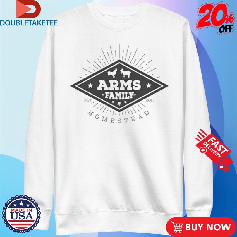 Official Arms Family Homestead Est 2011 Shirts