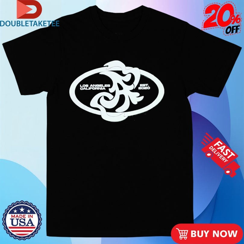 Official Asaali Los Angeles California Est 2020 Crescent Logo Shirts