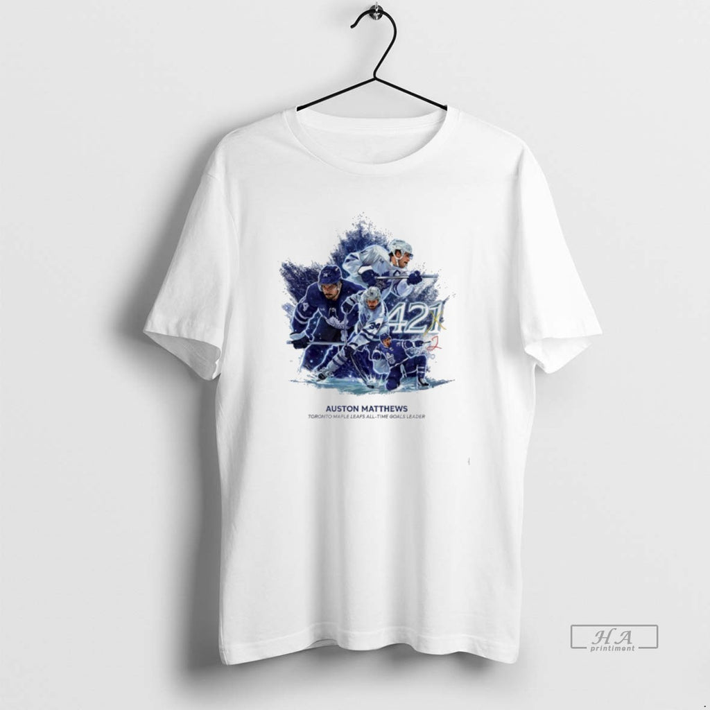 Official Auston Matthews 422 All Time Goals Leader Toronto Hockey History T-Shirts, Hoodie, Sweatshirt | DripVista.com