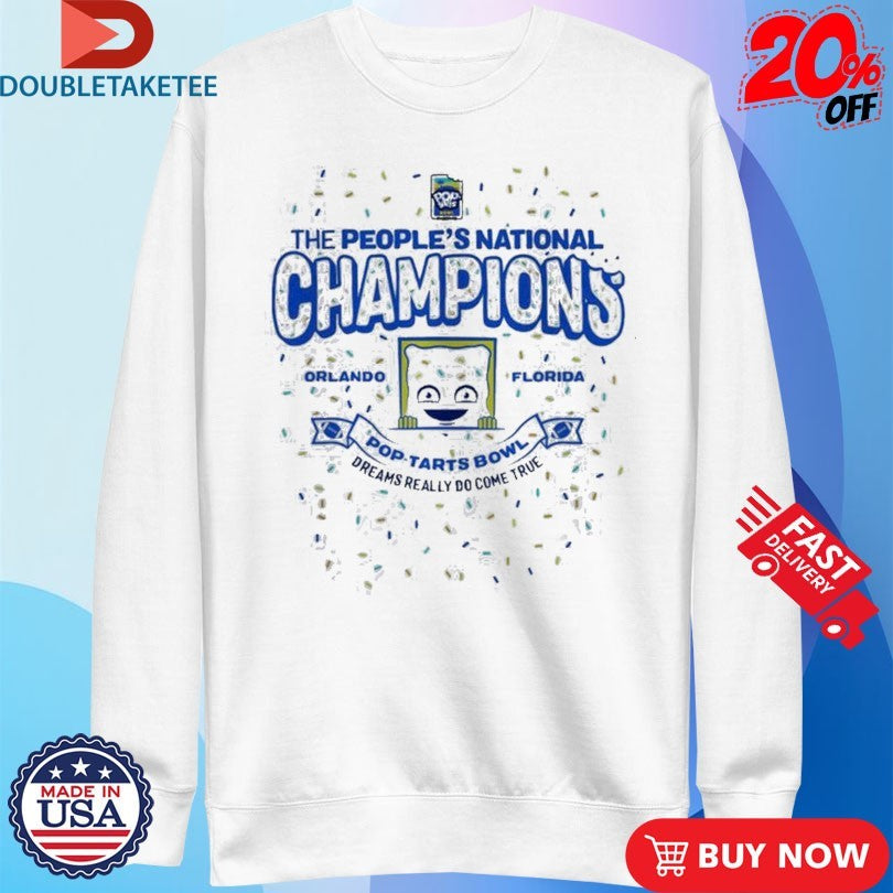Official BYU Cougars 2025 Pop Tarts Bowl The People’s National Champions Dreams Really Do Come True Shirts
