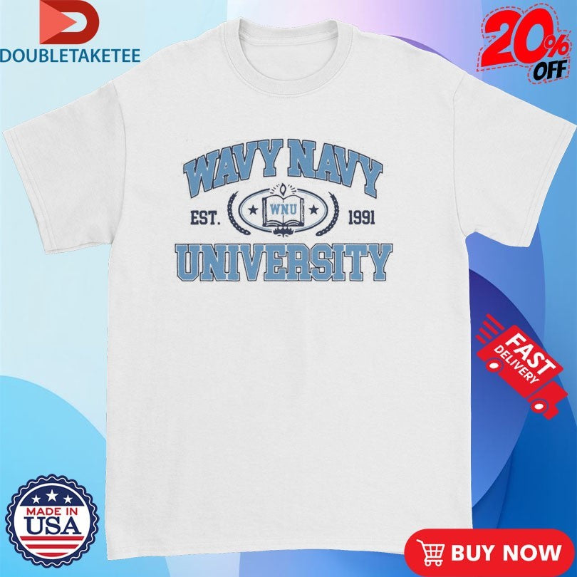 Official BabyFace Ray Wavy Navy University Est 1991 Academic Shirts