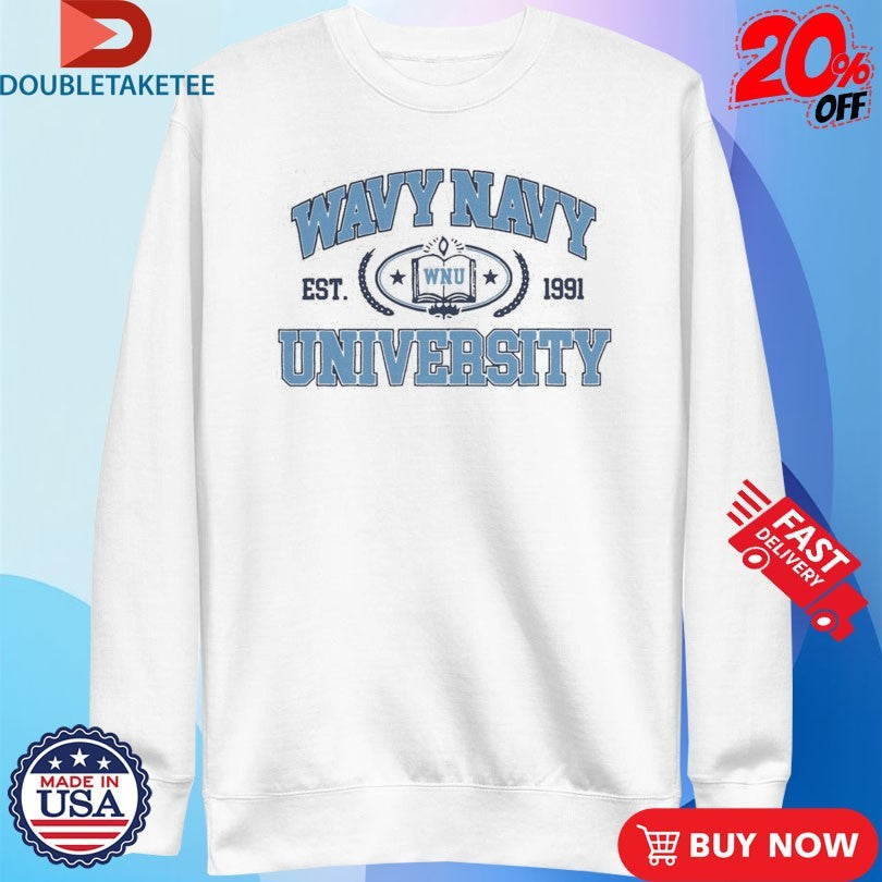 Official BabyFace Ray Wavy Navy University Est 1991 Academic Shirts