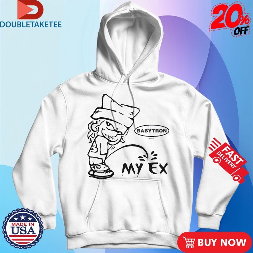 Official Babytron My Ex Peeing Shirts