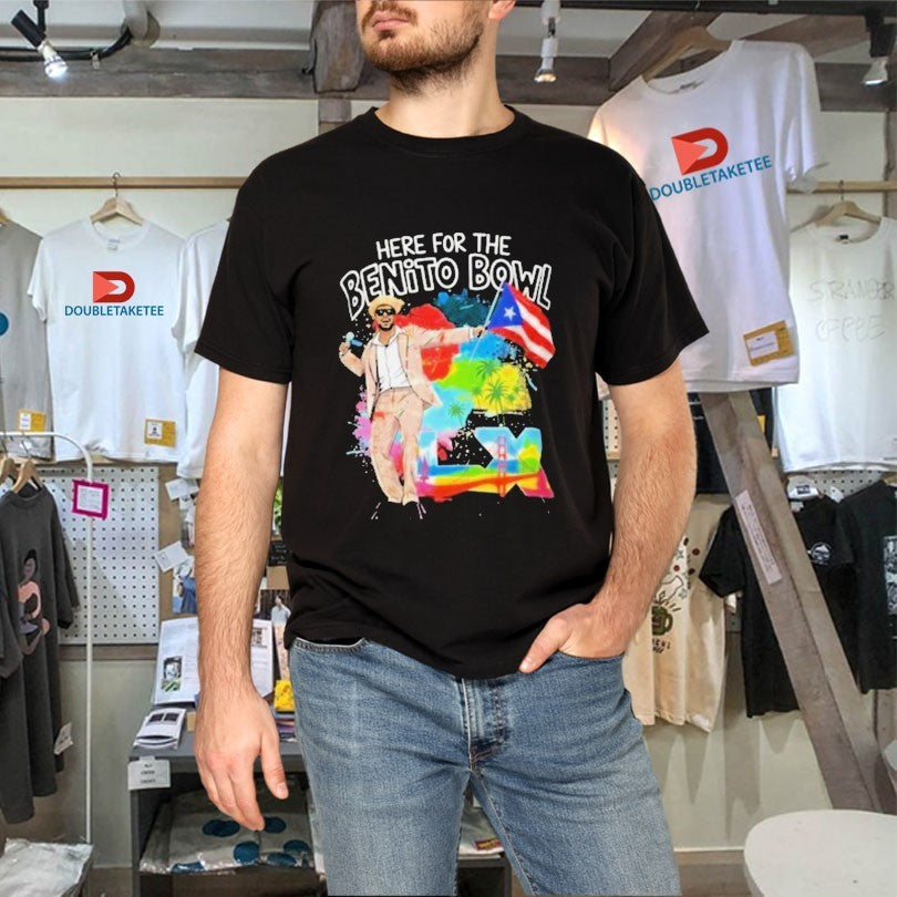 Official Bad Bunny Here For The Benito Bowl Bowl Bunny LX 2026  Shirts