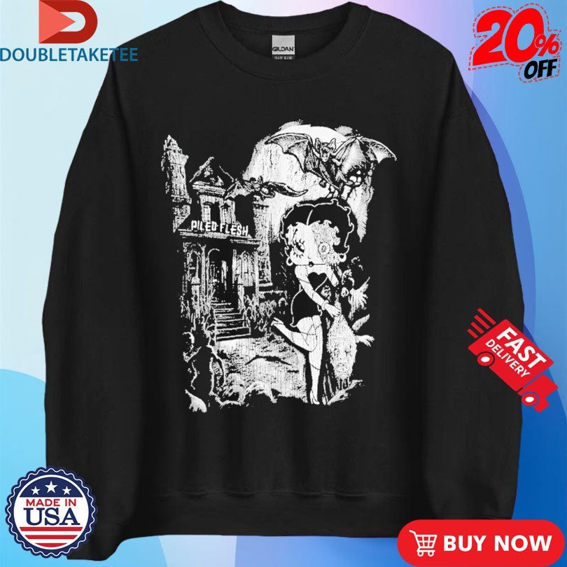 Official Betty Boop Bettyween Piled Flesh Shirts