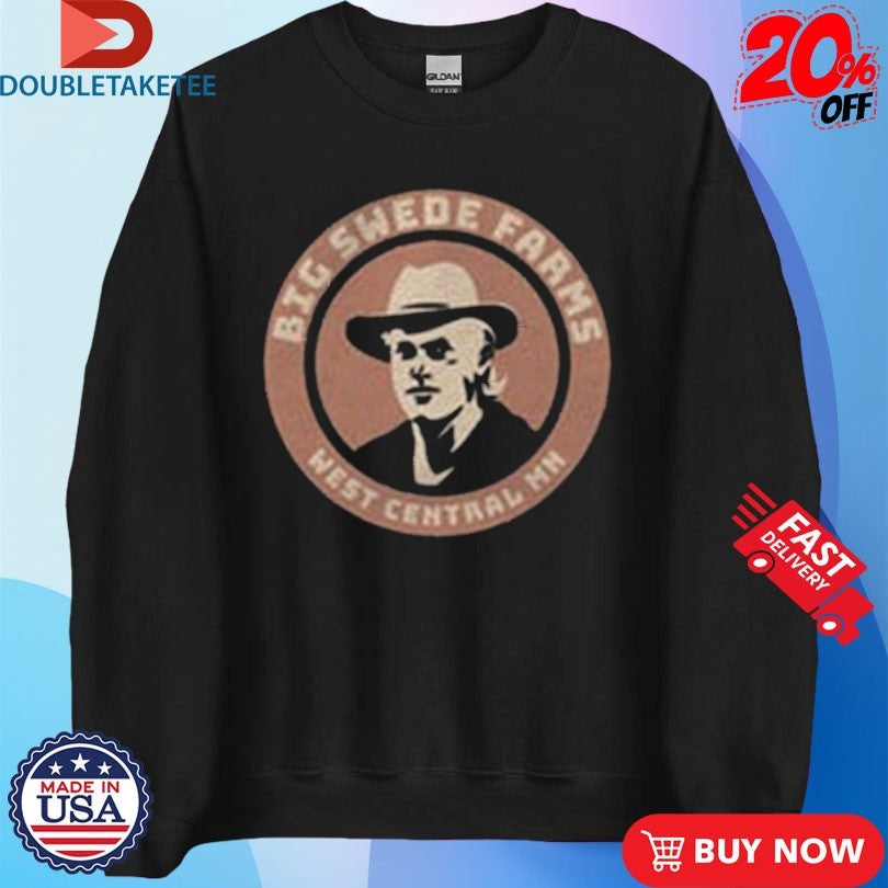 Official Big Swede Farms West Central MN Big Swede Circle Logo Shirts